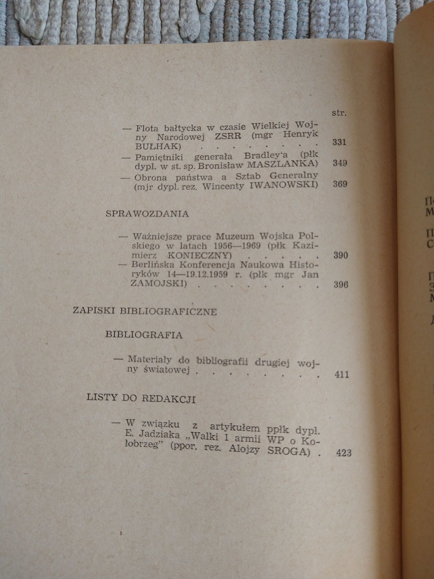 Wojskowy przegląd historyczny 1960 G.O Śląsk wrzesień 39