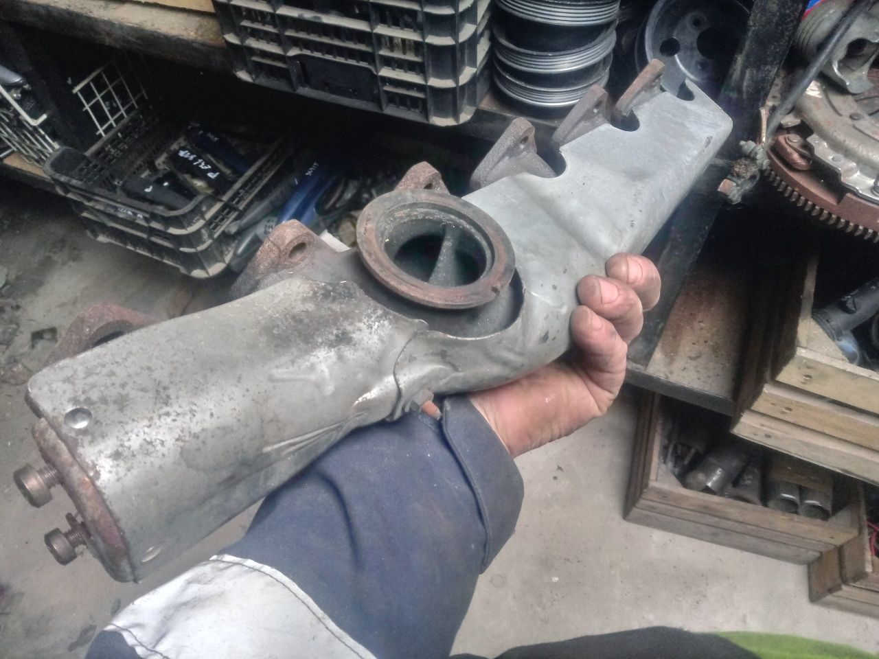 Kolektor wydechowy bmw e60/61 M57N2 3.0d 231KM 6d3