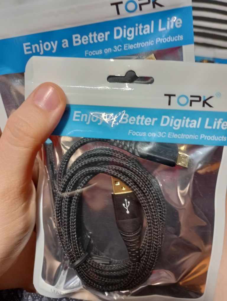 Kabel USB micro Topk