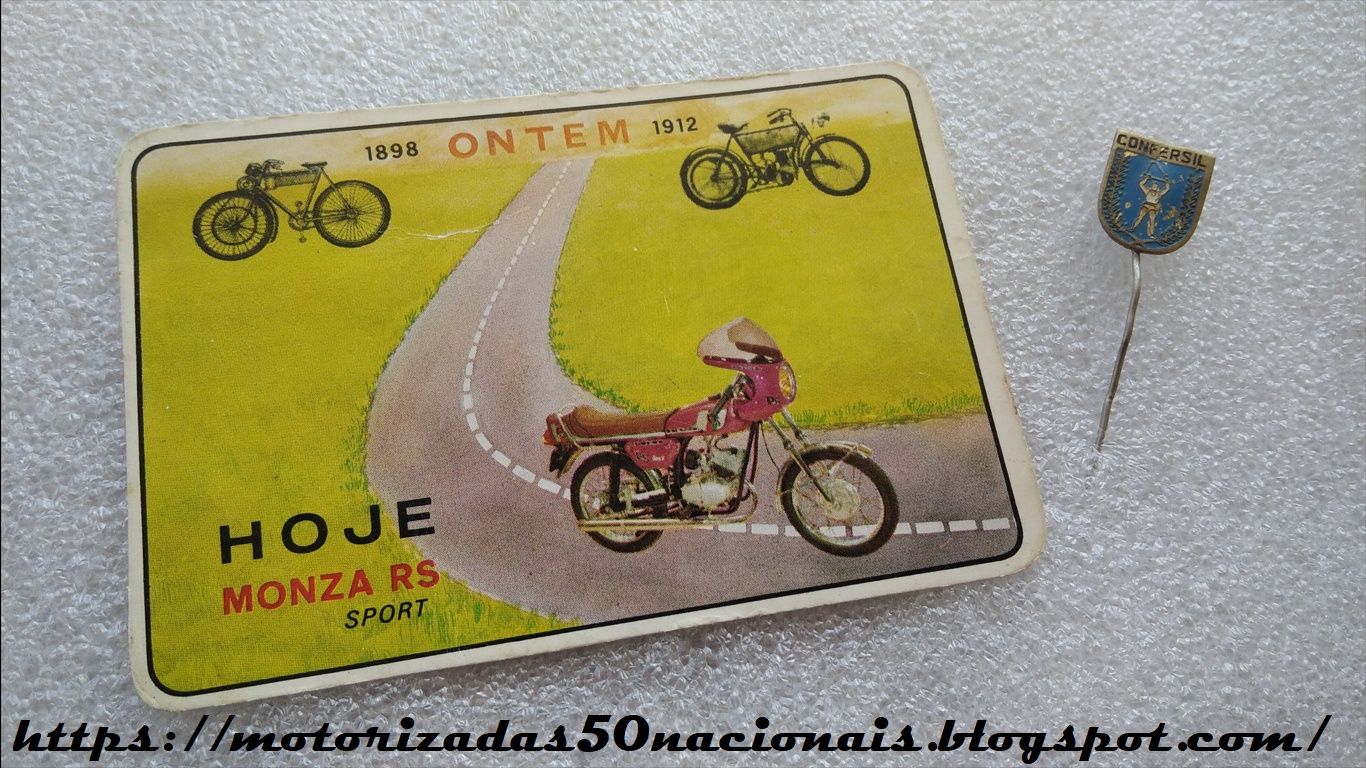 Calendário Confersil Monza RS de 1979 + Alfinete de Lapela Confersil