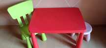 Mesa e cadeiras criança