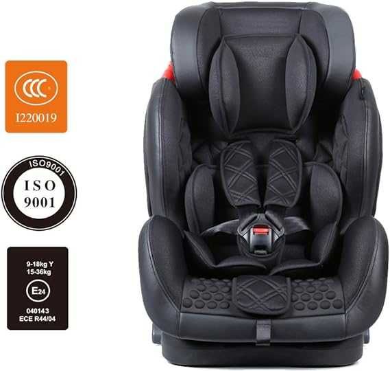 Star Ibaby BQ-06 fotelik samochodowy, grupa 1/2/3, Isofix, czarny