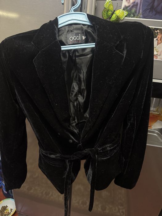 Пиджак бархатный