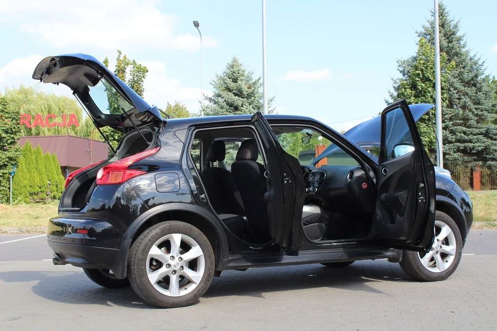 Nissan Juke 1,6 117 KM Bezwypadkowy LPG Czarny metalik 2 x ALU Dowody KM Prywatnie