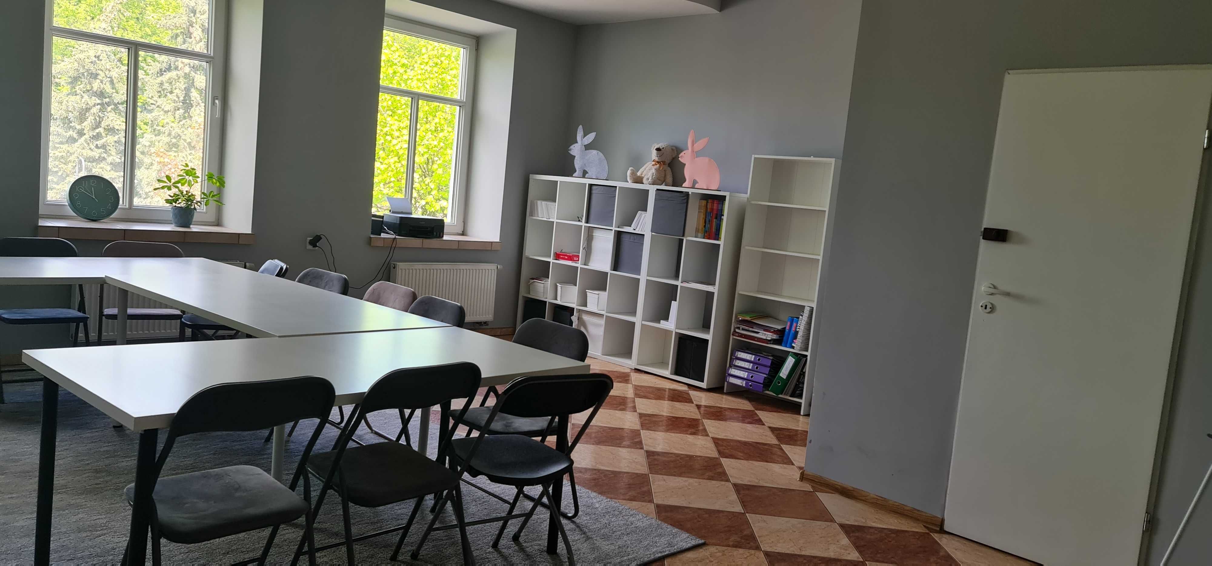 Duża sala na szkolenie, warsztat, spotkanie - centrum Augustowa