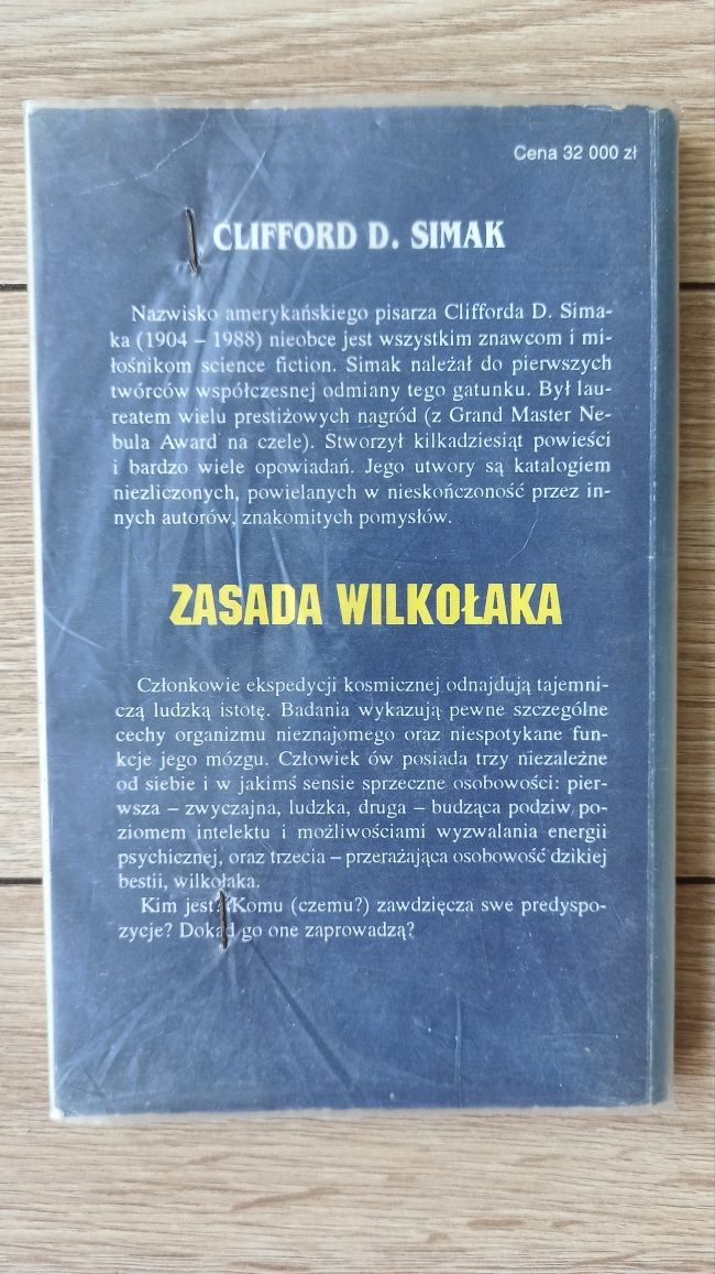 Książka Zasada wilkołaka, Clifford D. Simak