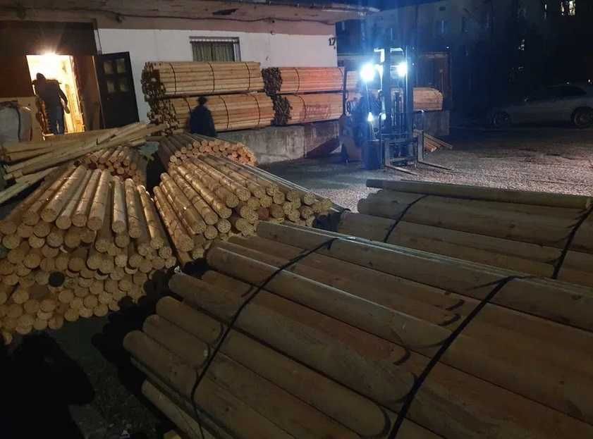 Ogrodzenie Tymczasowe Budowlane Leśne Słupki Siatka Leśna cena za 50mb