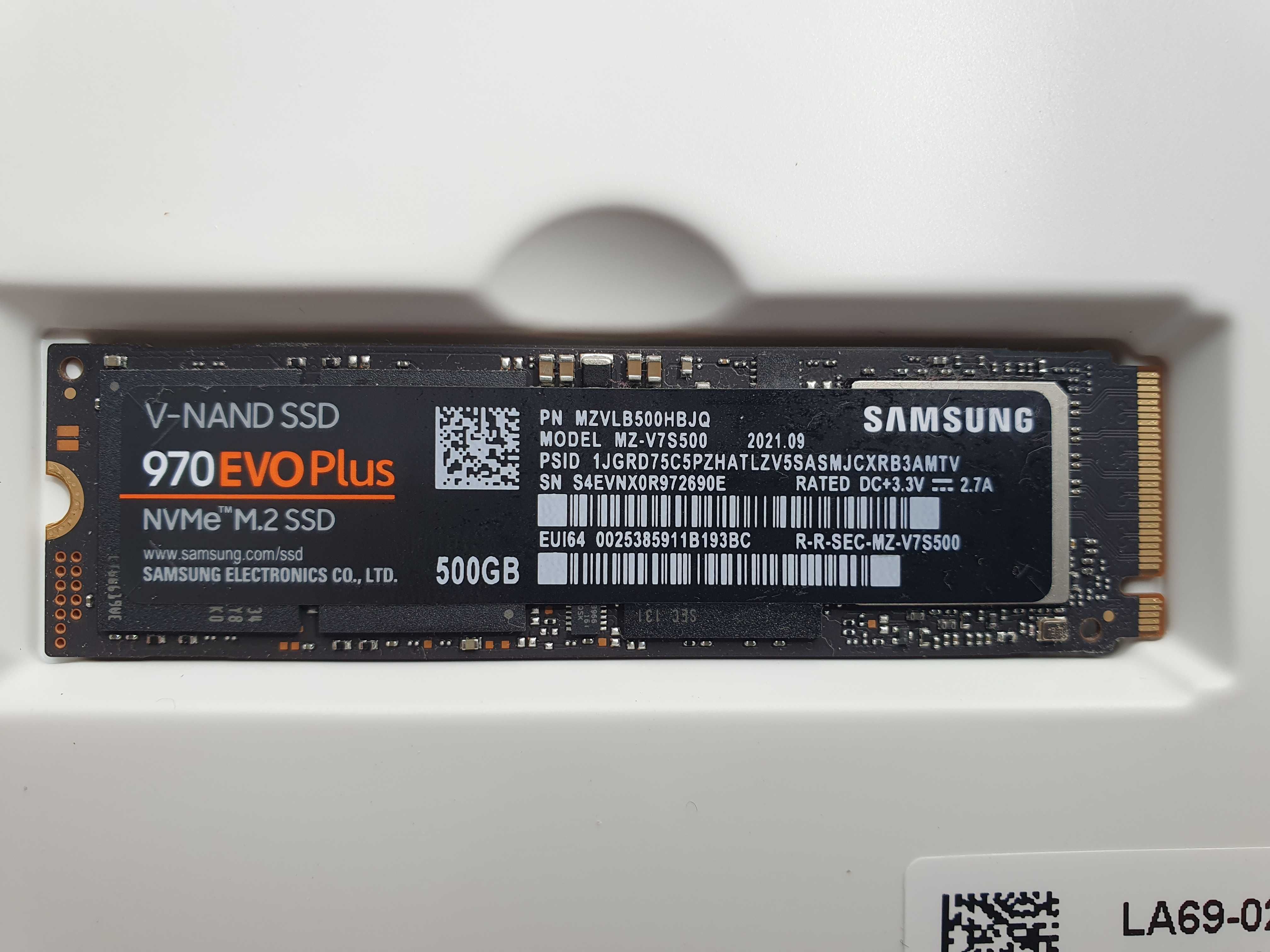 Samsung 970 EVO Plus 500GB M.2 NVMe