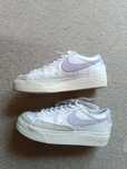 Nike blazer low platform lilac