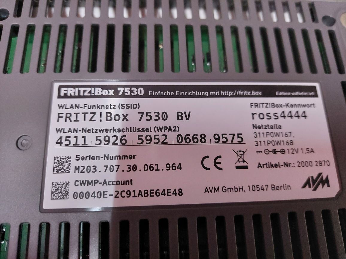 Router Fritz!Box 7530 BV