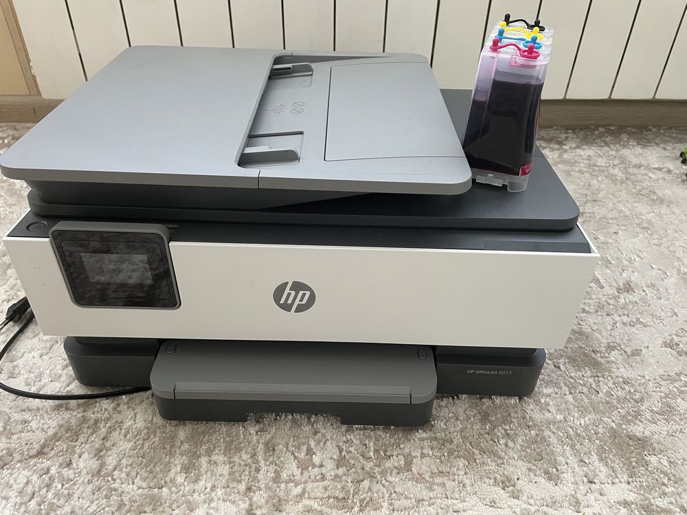 МФУ 3 в 1 HP OfficeJet 8013 с СБПЧ (принтер, сканер, копировальный)