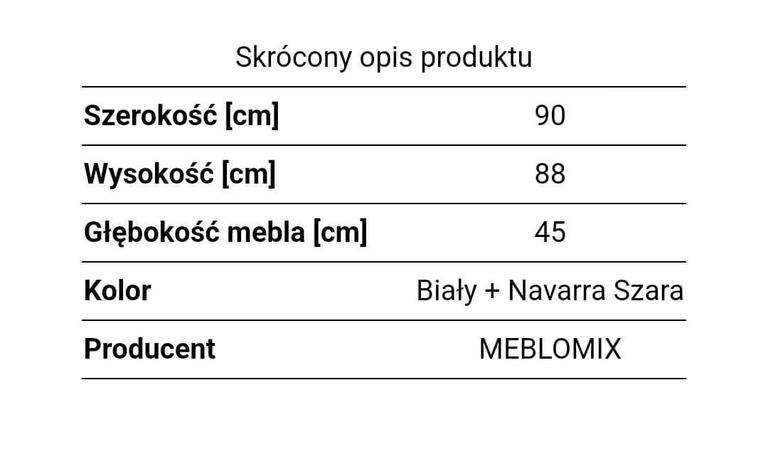 Szafa z Komoda solidne wykonanie