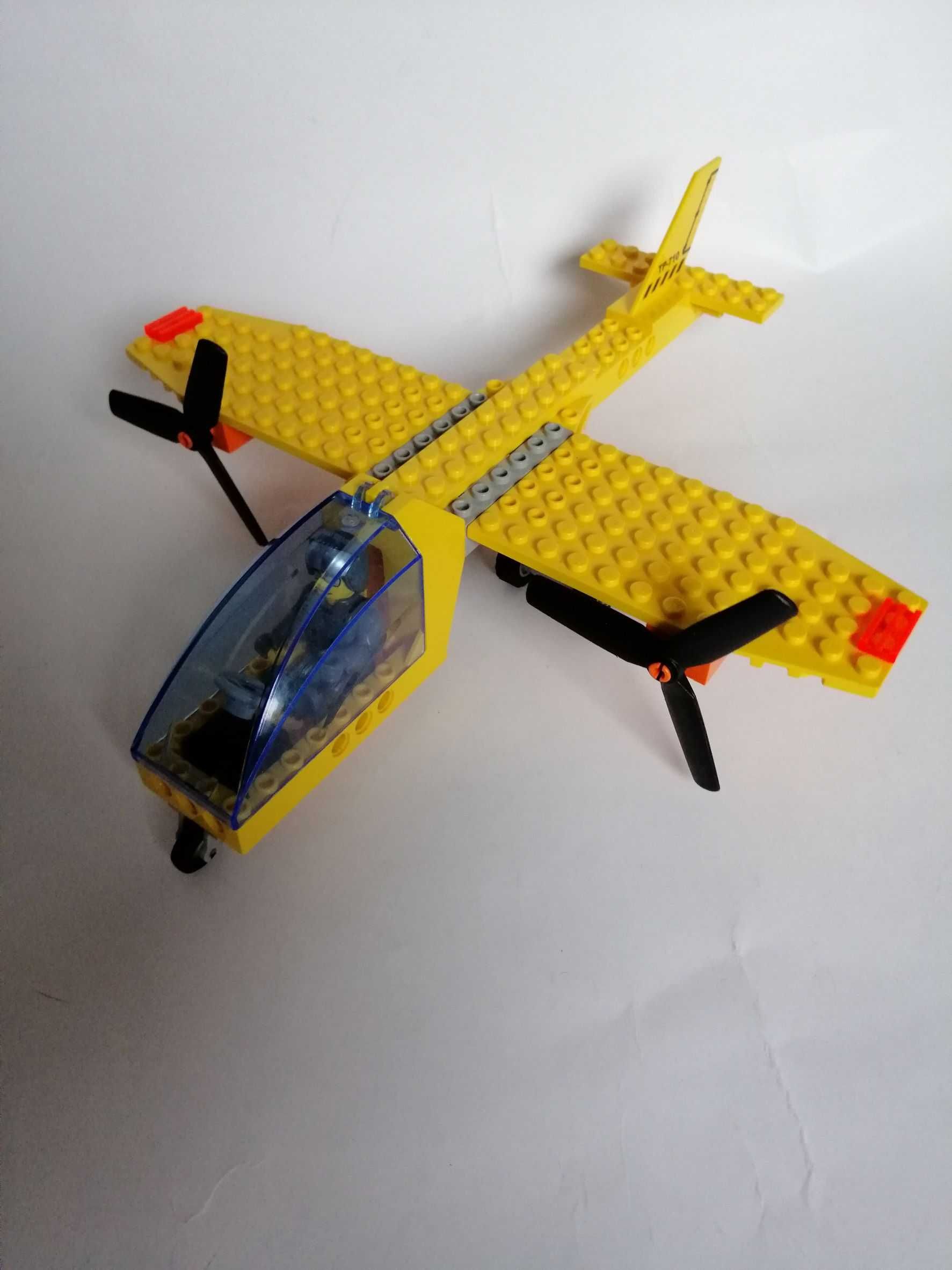 lego 4617 Jack Stone samolot żółty