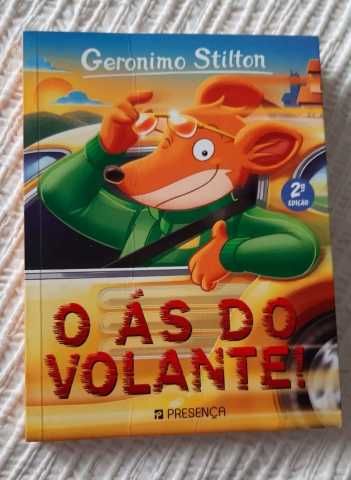 Livro Geronimo Stilton "O Ás do Volante"