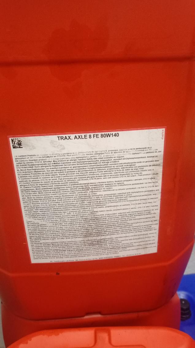 80w140 olej przekładniowy TRAX axle 8