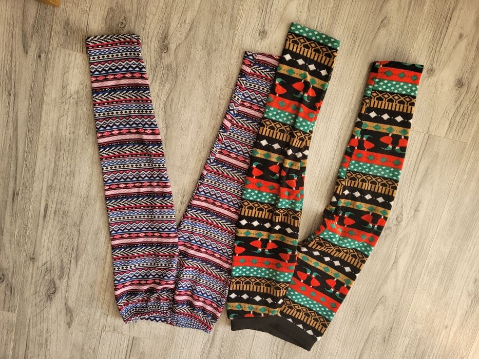 Getry legginsy ocieplane zimowe 140/146