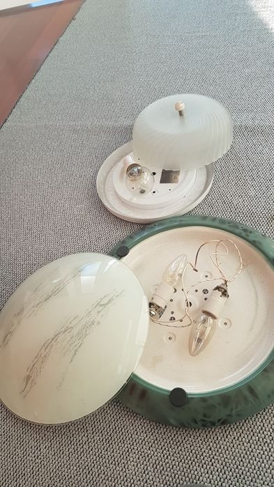 2 Candeeiros de teto como novos