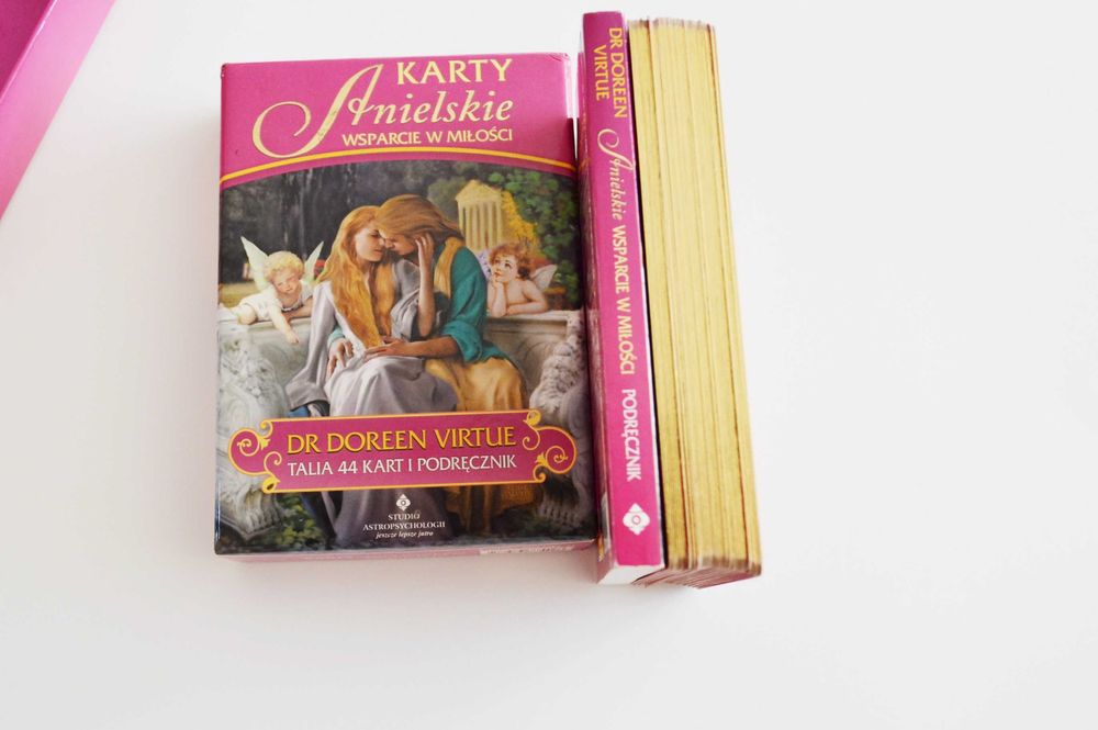 Anielskie wsparcie w miłości – karty + książka dr Doreen Virtue UNIKAT
