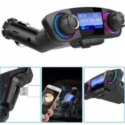 Transmiter samochodowy FM 8w1