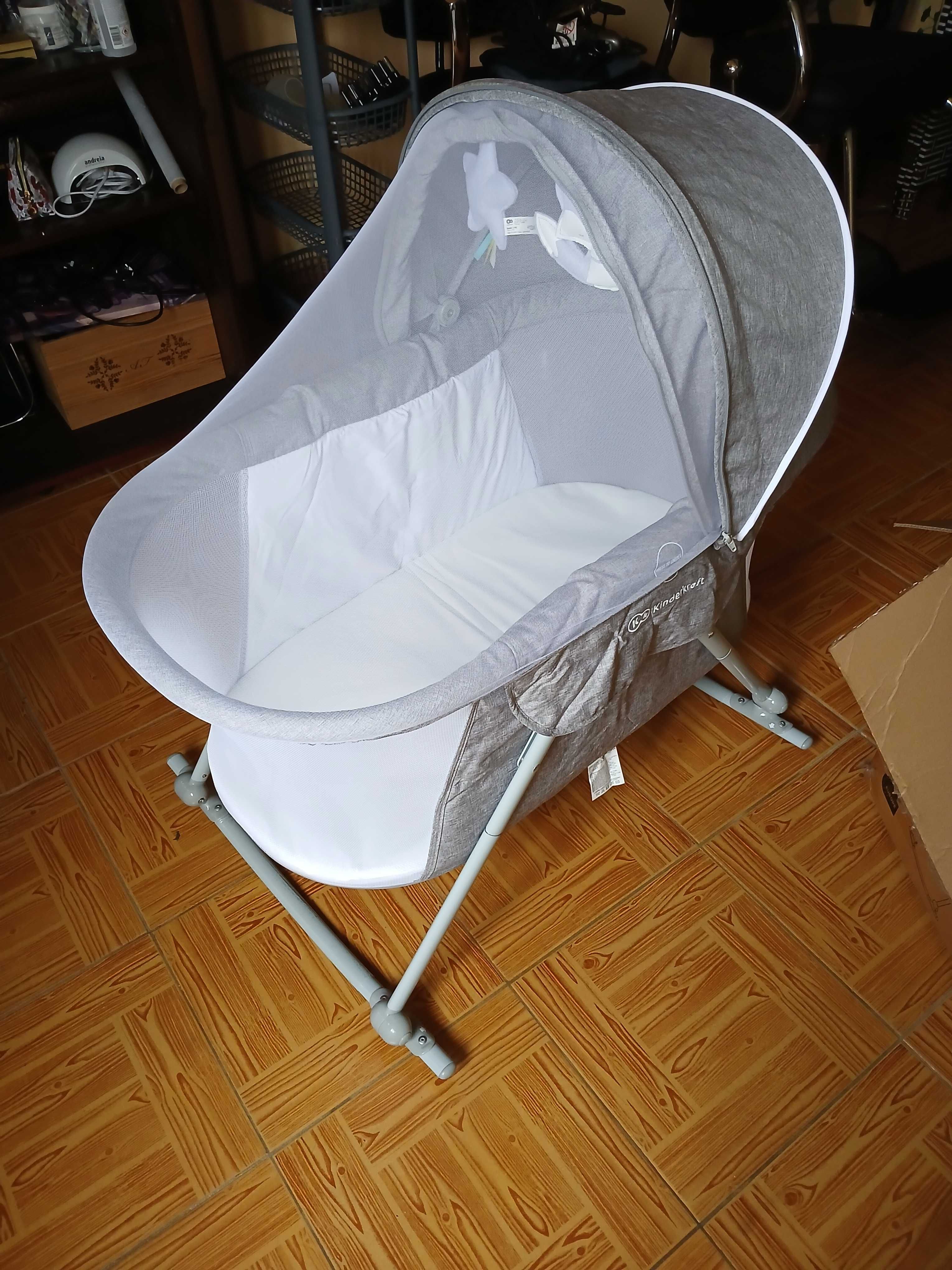 Berço KINDERKRAFT 3-em-1 Lovi Grey