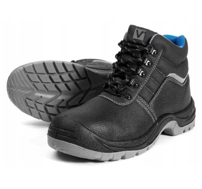 Buty robocze skórzane trzewiki z podnoskiem olejoodporne ROBUST mid s1