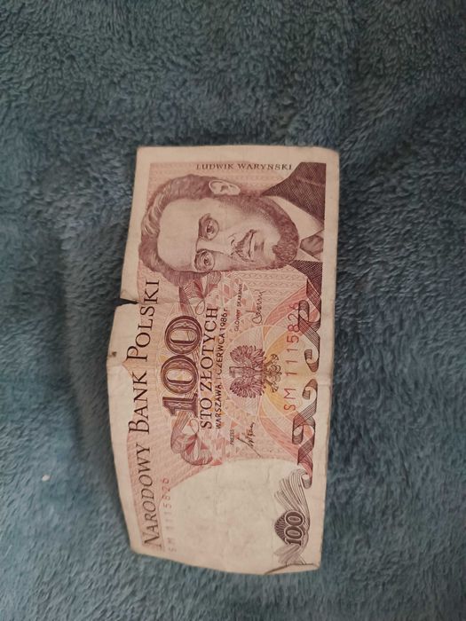 12 Banknotów PRL , monety 100zł