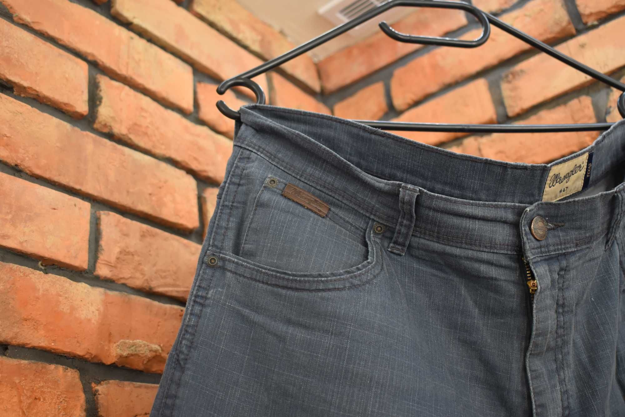 Wrangler Texas lekkie spodnie jeansy stretch  super stan W36 L30