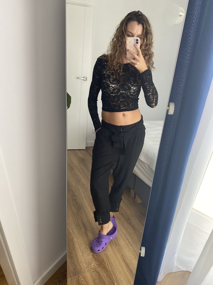 Top H&M xs koronkowy