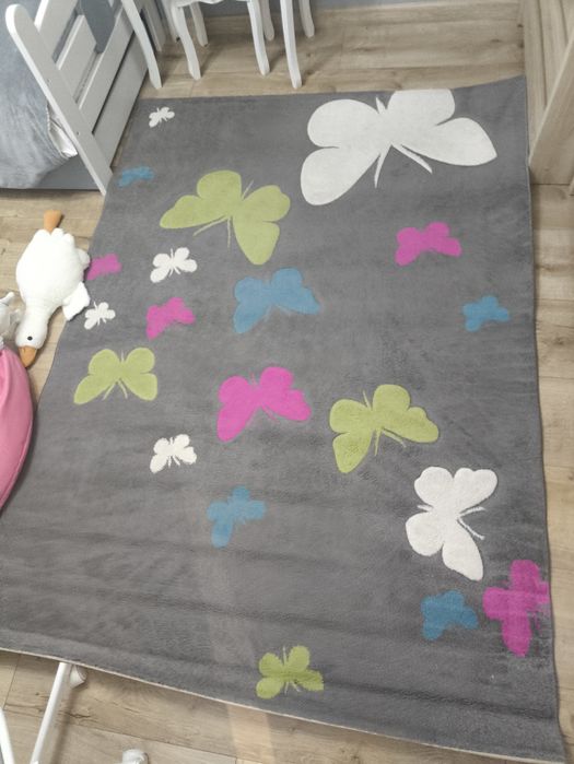 Dywan Motyle 160 x 230 Dla dziecka dziewczynki