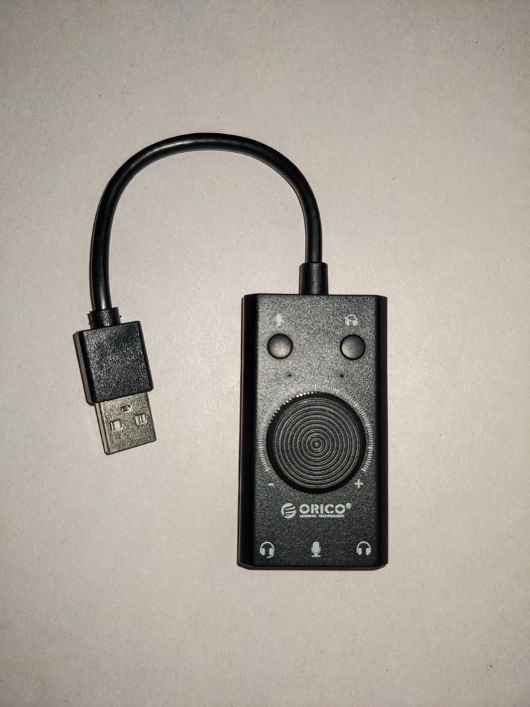 Звуковая карта USB Orico SC2-BK-EP