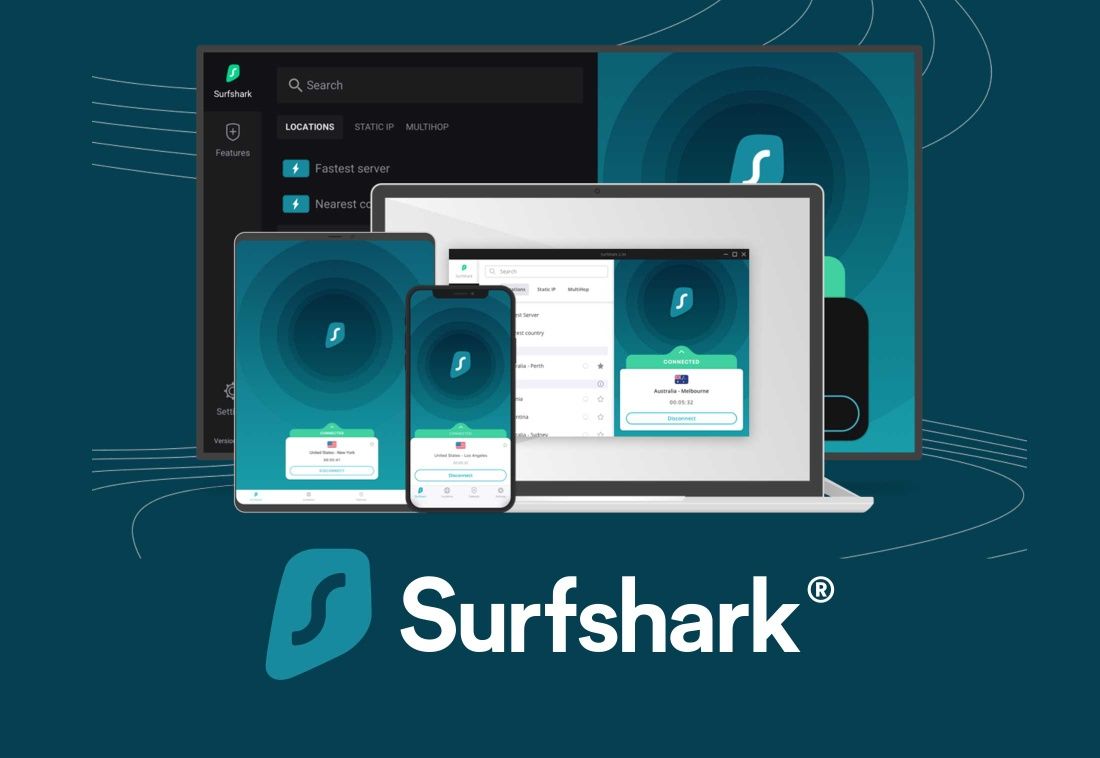 VPN впн surfshark iphone ноутбук