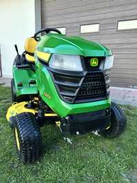 2021 rok, Kosiarka, Traktorek John Deere X305R, Kawasaki 18,0 KM