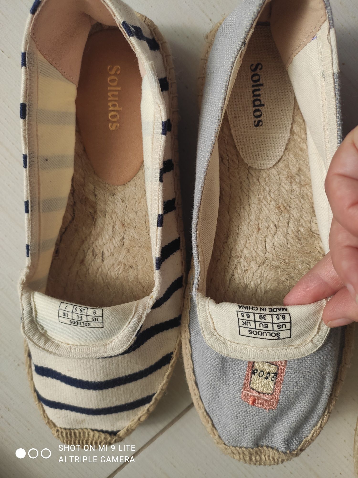 Еспадрільї жіночі  на літо бренду Soludos, Primark