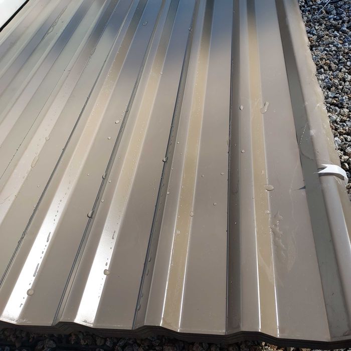 Blacha powlekana szara trapezowa na dach