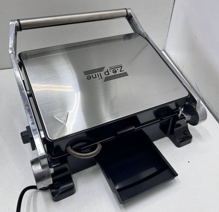 Прижимной электрический гриль 3500 Вт Zepline со съемными пластинами