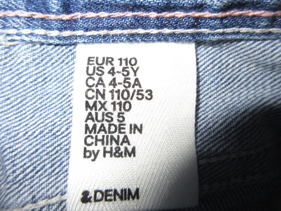 Modna spódniczka jeansowa H&M roz 110