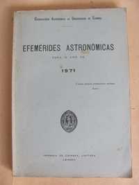 Raro - Efemérides Astronómicas para o ano de 1971