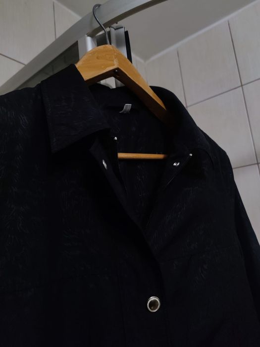 Kurtka czarna XL damska wiatrówka classic sport retro drip premium vin