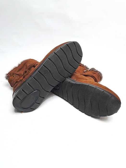 Botas Pele Castanho Botins Pêlo Senhora 40 Seaside