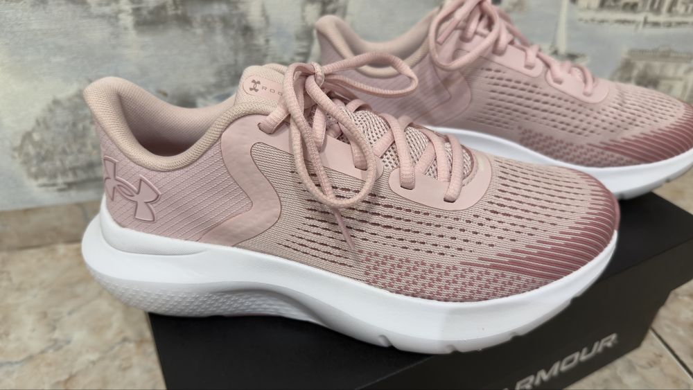Under Armour жіночі рожеві кросівки charged rogue 5, розмір 38,5-24 см