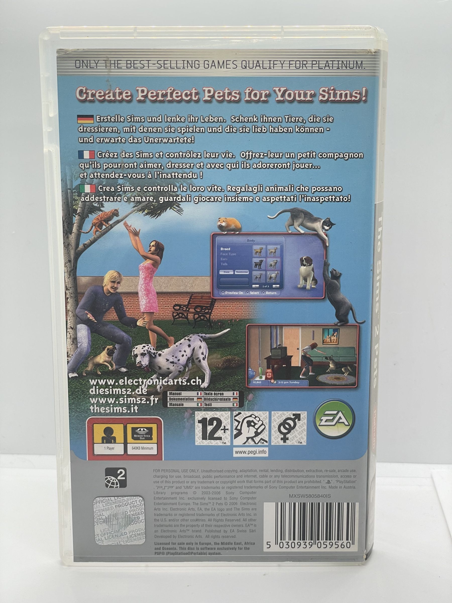 The Sims 2 Pets PSP Po Angielsku