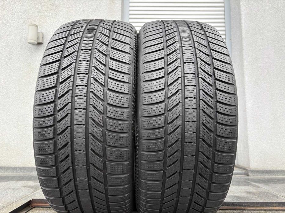 2szt zimowe 245/45R19 Continental 6,8mm 2022r świetny stan! Z924 gwar