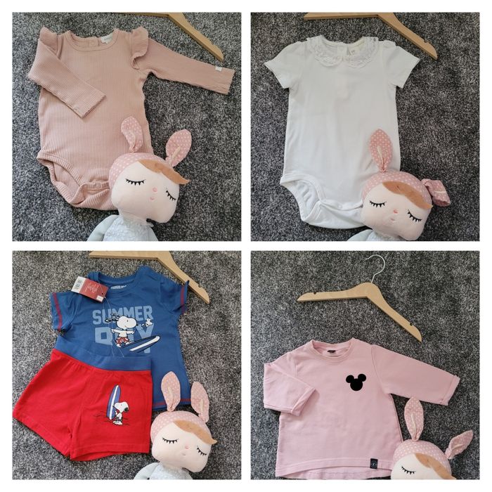 Mega paka ubrań dziewczynka rozmiar 74 Next, Newbie, Cocodrillo, M&S