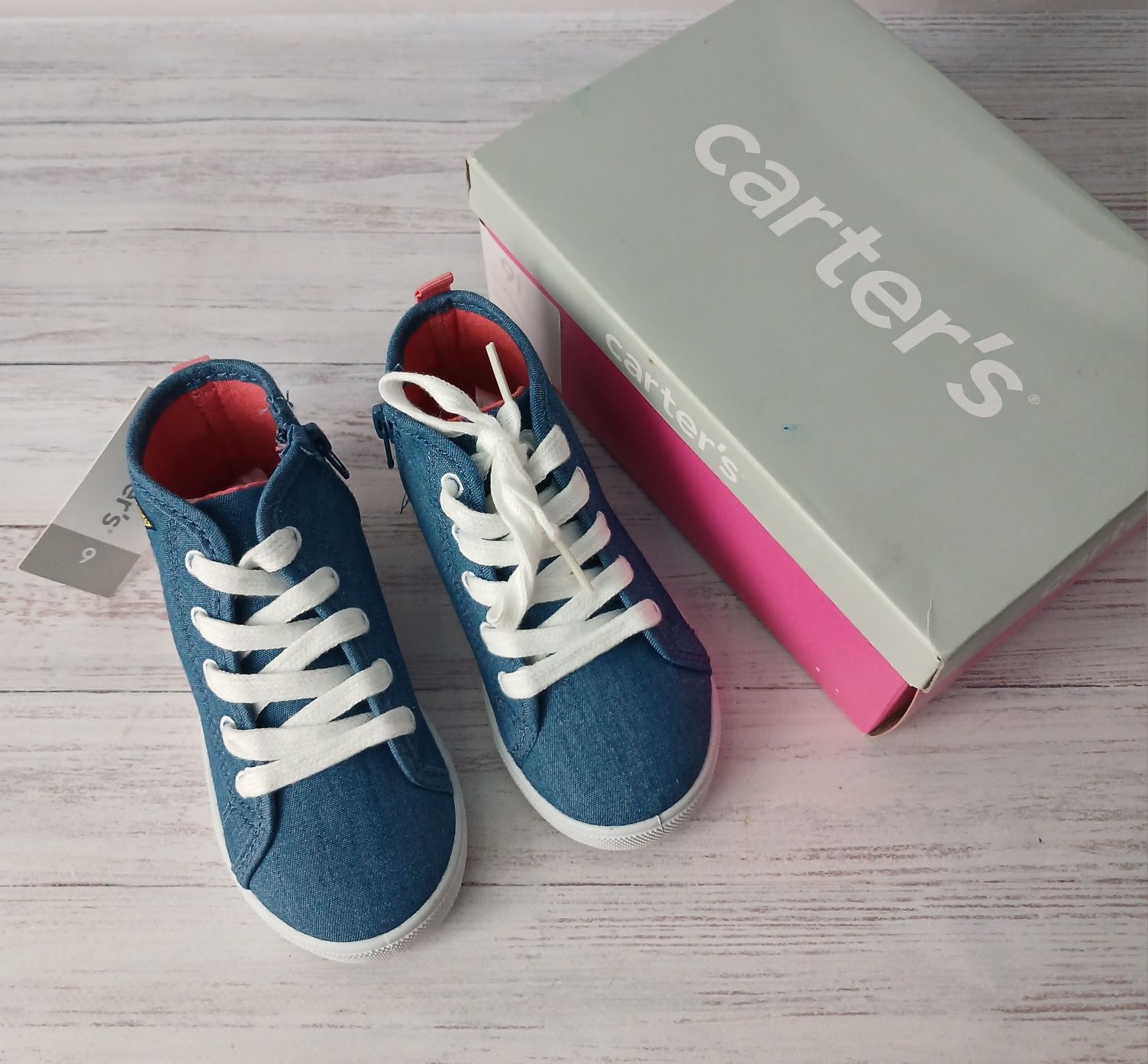 Р 7us уст 15см, 9us уст 16.5 см CARTERS кеди, хайтопи