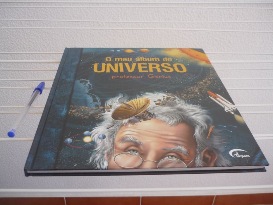 Livro juvenil O Meu álbum do Universo da editora Impala