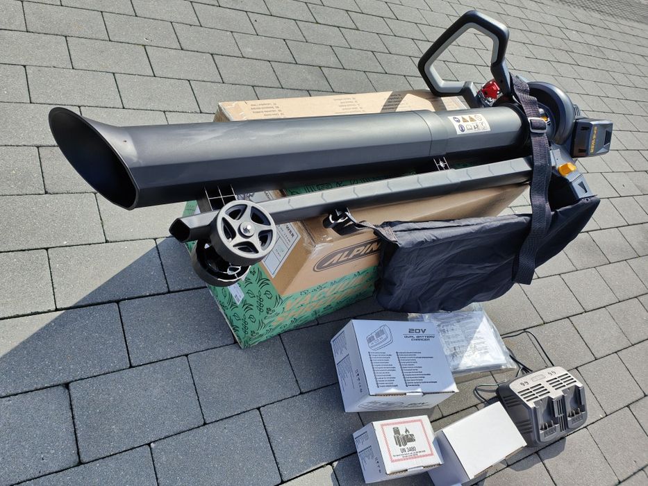 Dmuchawa akumulatorowa do liści rozdrabniacz