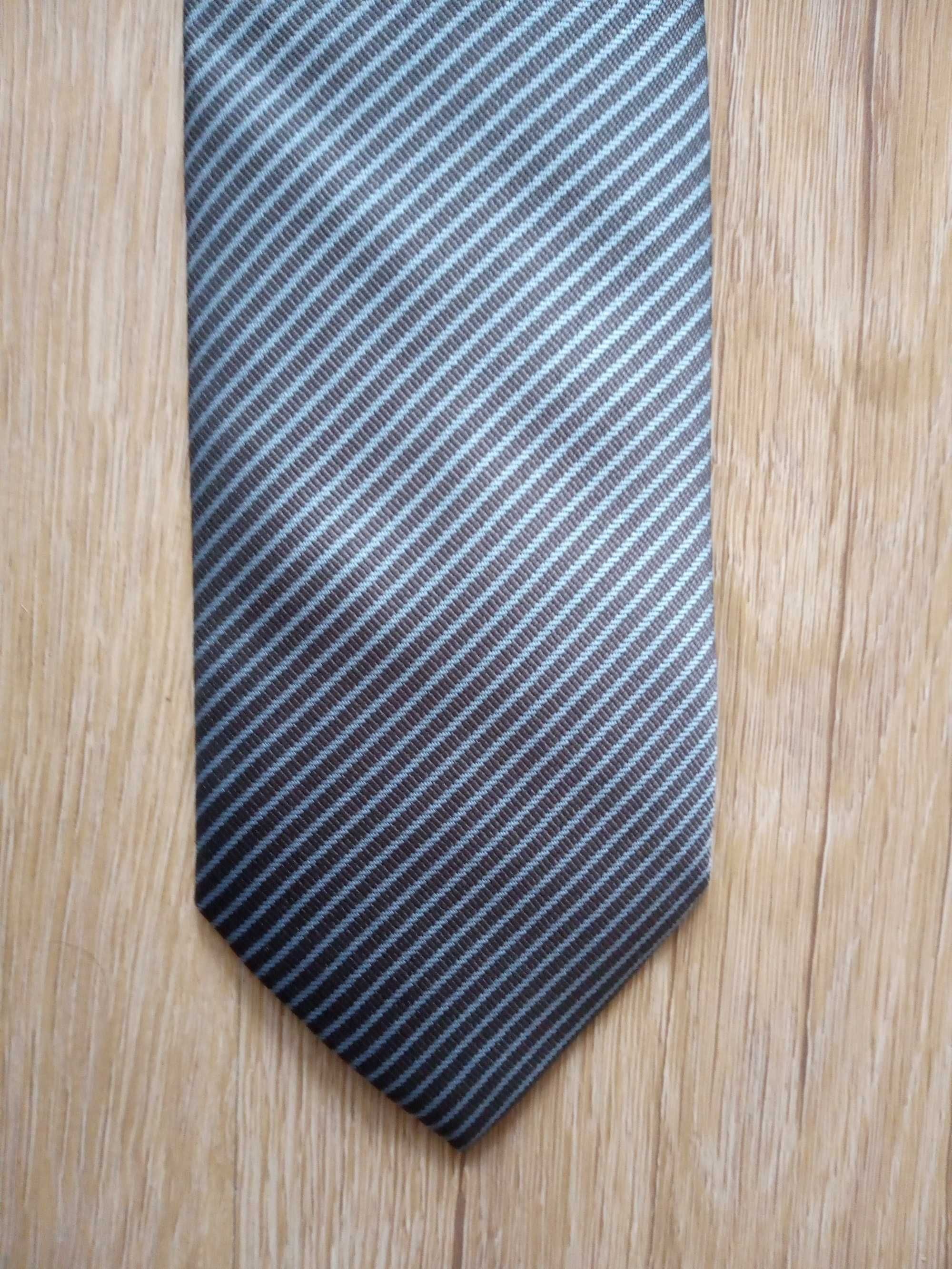 Krawat męski, szeroki, nowy