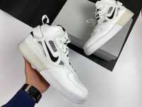 Кроссовки Nike Air Force 1 Mid React Original 47.5 белые кожаные новые