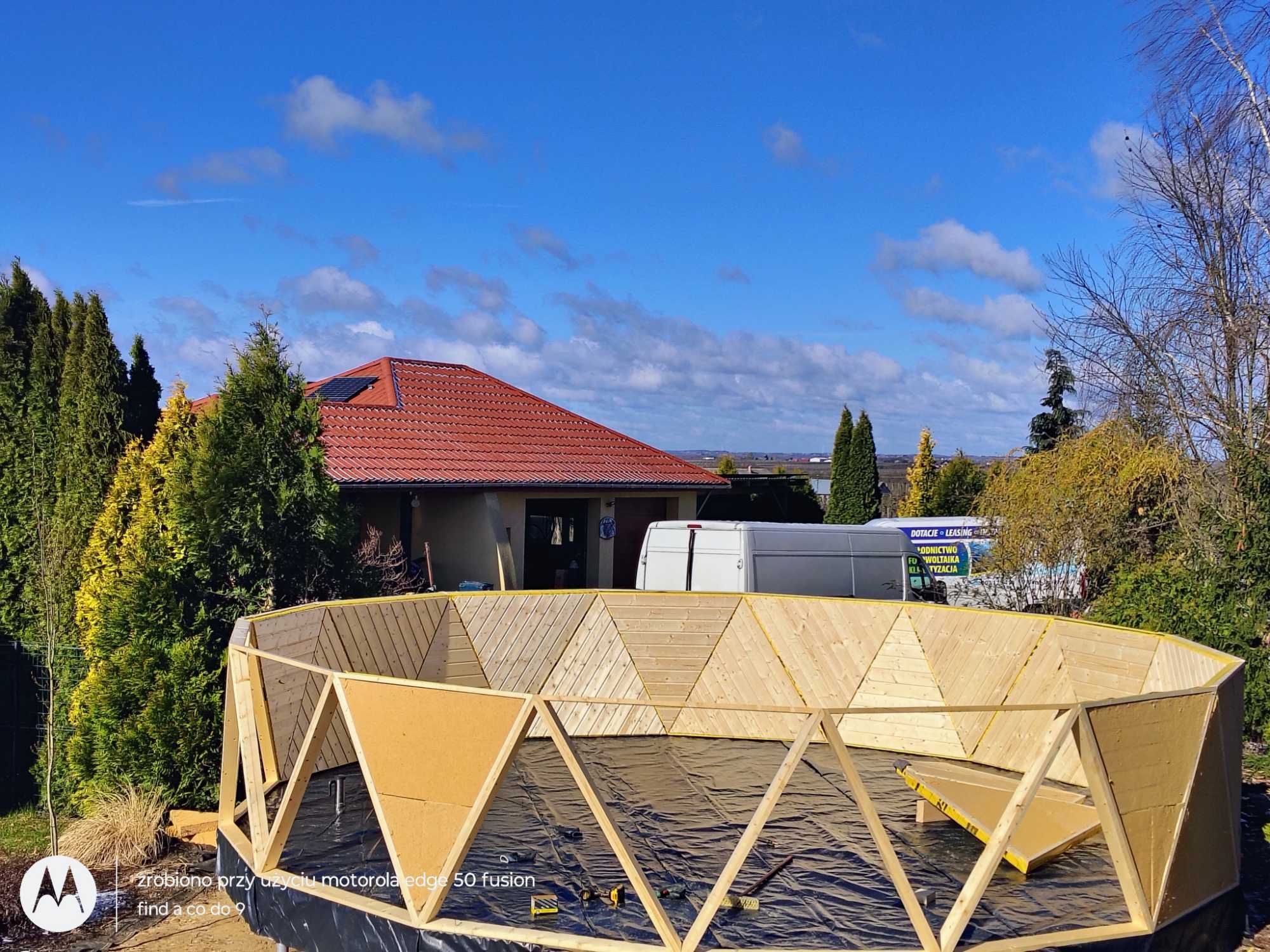 Kopuła, glamping, domek letniskowy-całoroczny