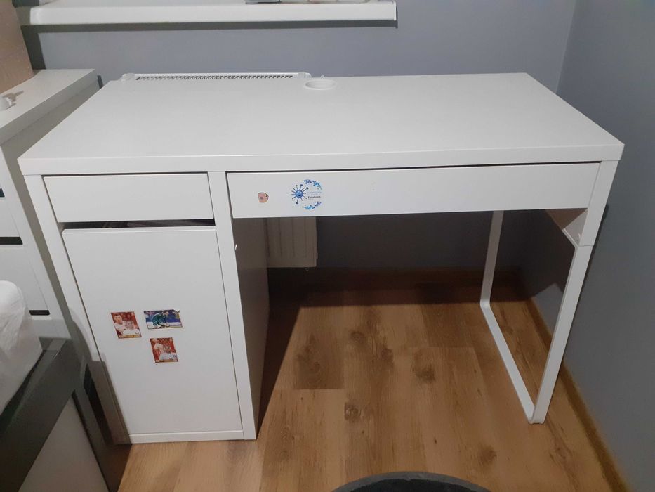 Biurko białe IKEA 105x50 cm